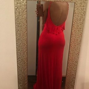 Low back Maxi dress